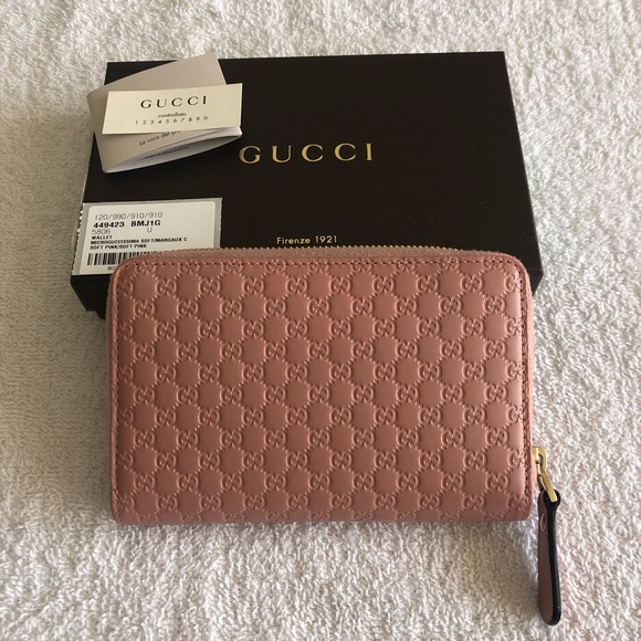Gucci Microguccissima Zip Around Leather Wallet - Picture 2 of 8